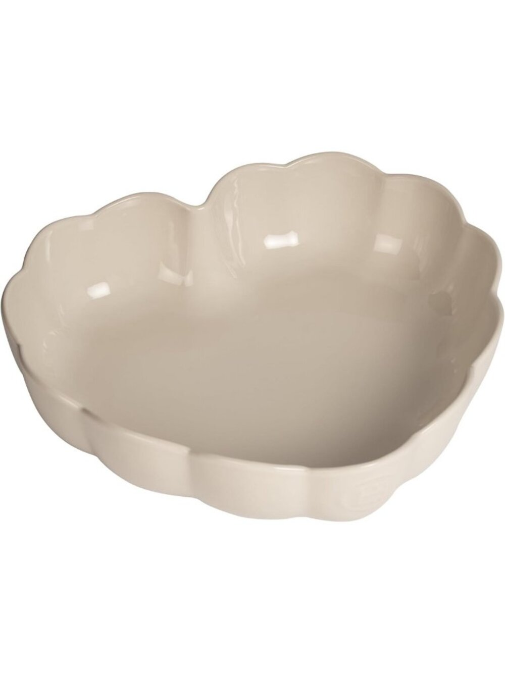 Heart-Shaped Ceramic Cake Dish, 10.4" x 9.6", Perfect for Baking & Serving